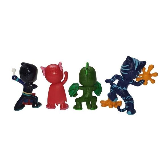 PJ Masks Collectible Figures Set Deluxe 4 piece 3.5" Bundle NWOT - Picture 3 of 5